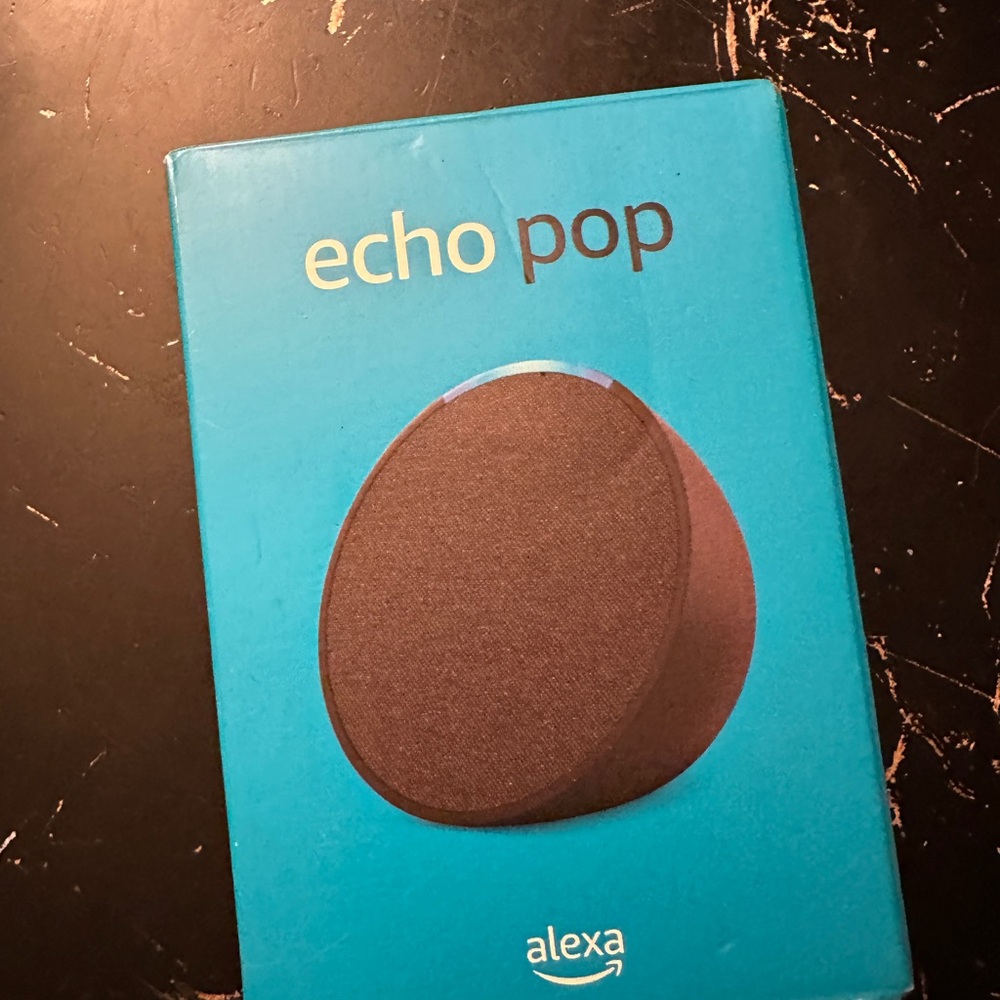 Echo Pop Smart Speaker New - Black